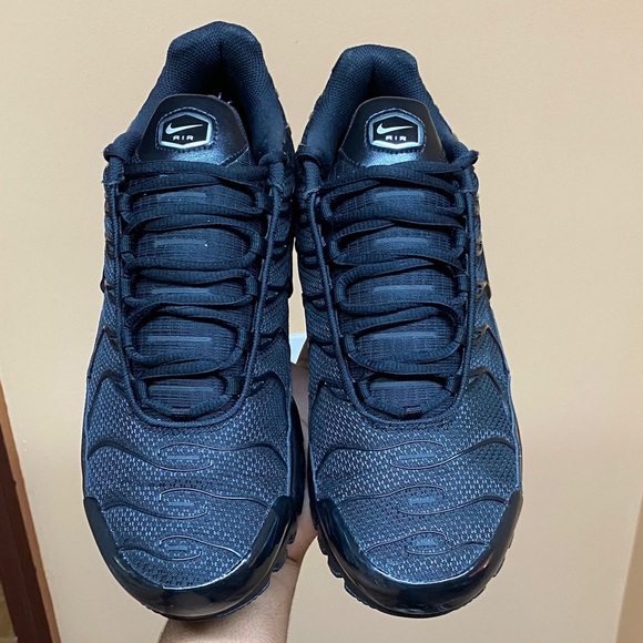2017 Nike Air Max Plus TN “Triple Black” Men’s Size 11.5 604133-050 - Picture 12 of 16